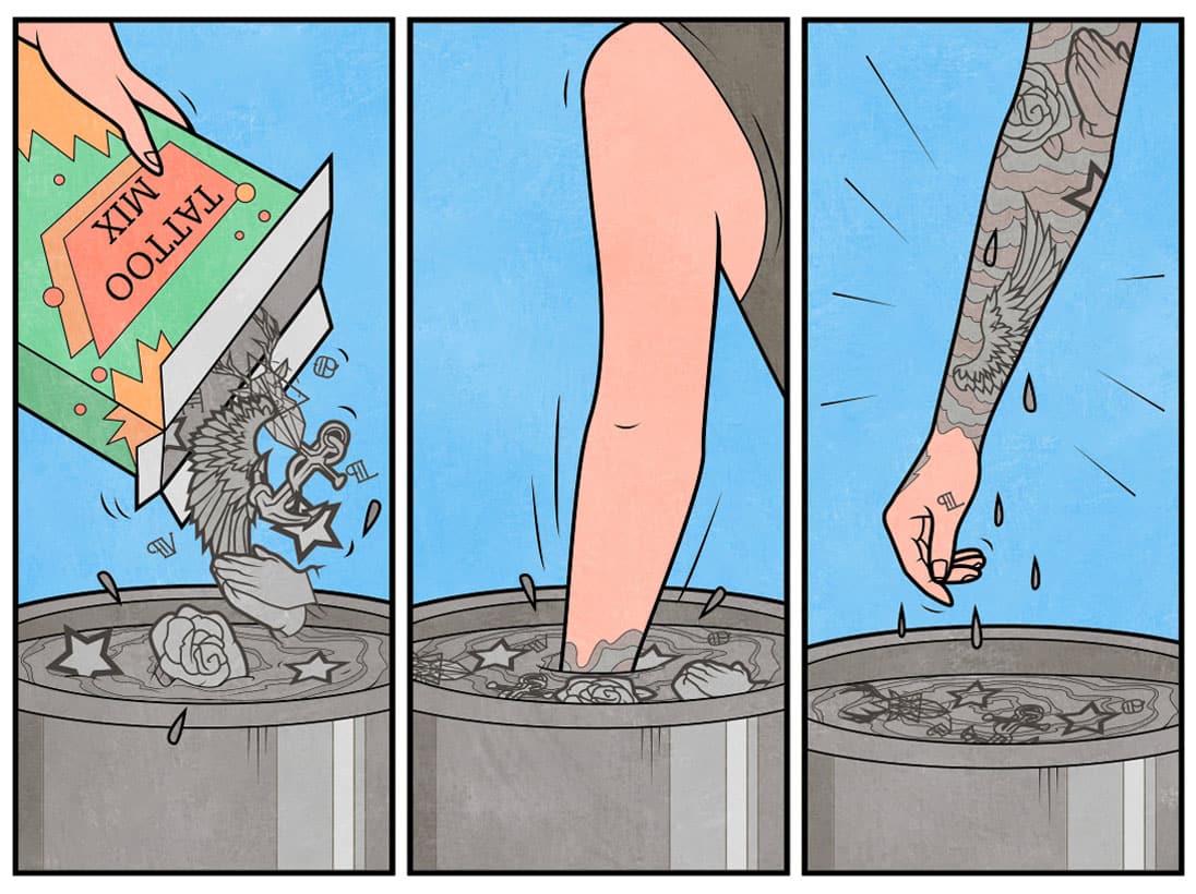Татуировки комиксы